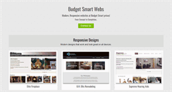 Desktop Screenshot of budgetsmartwebs.com