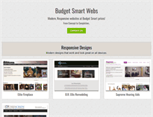 Tablet Screenshot of budgetsmartwebs.com